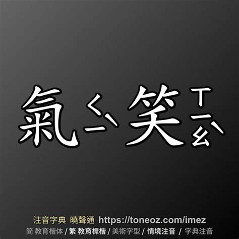 氣造詞|氣：氣的意思/造詞/解釋/注音